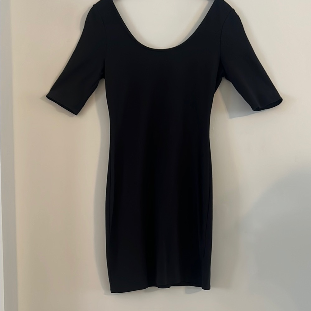 Wassio Chic Little Black Mini Dress Size S